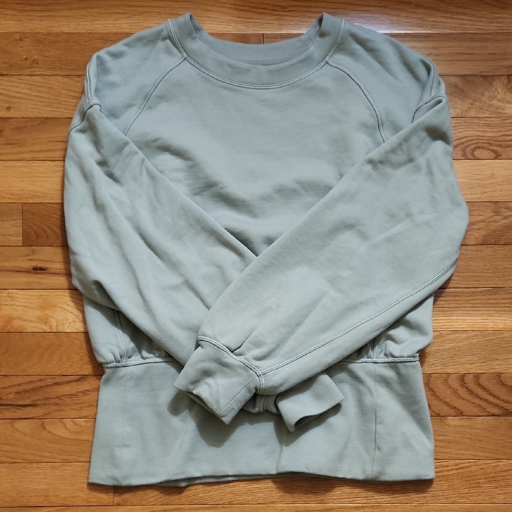 Lululemon Light Green Balloon Sweatshirt